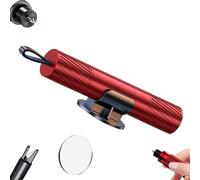 Hardpointing Safe Hammer Glass Breaker Under Water-Safehammer-2025 Upgraded Car Hammer Seatbelt Cutter Window Breaker Emergency Escape Tool,Glass Breakers for Cars,Compact&Portable (Red,1PCS)