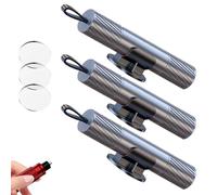 Hardpointing Safe Hammer Glass Breaker Under Water-Safehammer-2025 Upgraded Car Hammer Seatbelt Cutter Window Breaker Emergency Escape Tool,Glass Breakers for Cars,Compact&Portable (Gray,3PCS)