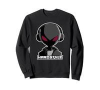 Hardstyle Alien - Musique futuriste Design avec écouteurs Sweatshirt