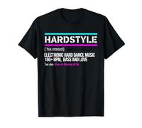 Hardstyle Definition Bass Love Rave Festival EDM Party Men T-Shirt