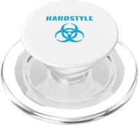 Hardstyle Hard Style Party Rave Music Event Hardstyle Bleu PopSockets PopGrip pour MagSafe