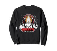 Hardstyle Queen - Cochon d'Inde avec écouteurs Sweatshirt