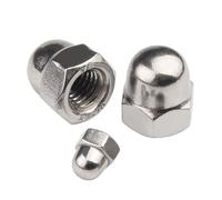 hardware nuts,acorn nut, 10pcs/lot Acorn Cap Nut M3 M4 M5 M6 M8 M10 M12 M14 M16 M18 A2-70 Stainless Steel Decorative Cap Nuts Caps Covers (Color : 10pcs, Size : M5)(M5)