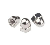 hardware nuts,acorn nut, 10pcs/lot Acorn Cap Nut M3 M4 M5 M6 M8 M10 M12 M14 M16 M18 Stainless Steel Decorative Cap Nuts Caps Covers (Color : 10pcs, Size : M14)(M10)