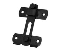 Hardware Privacy Catch - Barn Door Stopper for Child | Polished Chrome Protector including Mounting Screws & Swivel Toggle for Entryways, Bedrooms, Bathrooms and Residential Garages