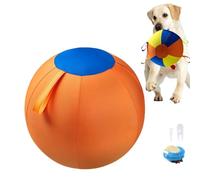 Hardware Tribe Balle géante gonflable durable pour chien - Un jouet adapté pour l'entraînement à rapporter et l'exercice, avec une housse extérieure résistante aux morsures, parfait pour les grands