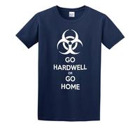Hardwell Go Hardwell Or Go Home Music Cute Keep Warm Organic Cotton Hip hop Design T-Shirt Navy L