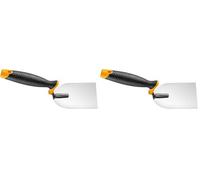 HARDY 2k semis plat Série * 28 * pour Glaçure Revêtements Plâtre Colle Outils Poignée Construction En Bois Rénovation Restauration Spatule pour Application Plâtre Taille 6x10 cm (Lot de 2)