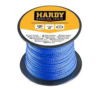 HARDY Corde de Maçon pour Marquer Les Aplombs et Les Niveaux Utile pour Les Travaux de Rénovation et de Construction Universel Résistant Aux Facteurs Mécaniques Atmosphériques Bobine 100 M Fi 2mm