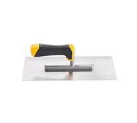 HARDY Truelle Enduit Lisse Série 2k * 28 *D'acier Inoxydable Pour L'application de Mortiers Adhésifs Plâtre Lisse Durable Dimensions 12 X 28 cm