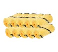 Hardy Working Tools - Lot de 10 manchons de Recharge pour Peinture, Largeur 10 cm, Ø30 mm, Revêtement Polyester Hardstar Poils 9 mm, Système à Glisse Fluide - pour Murs et Plafonds