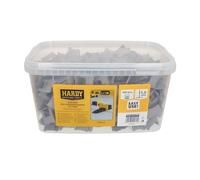 Hardy Working Tools - Lot de 400 Clips Plastiques pour Système de Nivellement, Seau de Languettes pour Joint de Carrelage 1,5 mm, pour Carreaux d’épaisseur 3 à 16 mm, 400x Clips d'Espacement