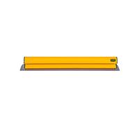 Hardy Working Tools - Spatule de 80 cm, série 763, lisser pour enduit, de façade pour crépi avec lame en acier inoxydable de 0,3 mm d'épaisseur
