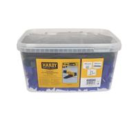 Hardy Working Tools - Système de Nivellement pour Carrelage 400 Pièces: 100 Cales en Plastique + 300 Clips pour Joint 1 mm et Carreaux d’Épaisseur 3-16 mm - Pince de Serrage non Incluse en Kit