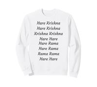 Hare Krishna Maha Mantra Sanskrit Chant Yoga Méditation Sweatshirt