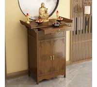 HARELA Autel de Table de méditation avec Rangement, Table D'autel Personnelle, Meuble D'autel, pour prières, Divination, culte et décoration d'intérieur(80cm/31.5in)