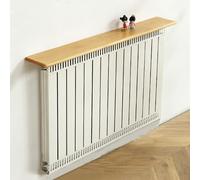 HARELA Etagere Radiateur Tablette Radiateur sans Percer, Cache-radiateur,étagère Flottante sur radiateur, pour Rangement et la Décoration,Cuisine,Salon(Yellow,130x20cm/51.2x7.9in)