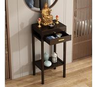 HARELA Petite Table D'Autel, Table de sanctuaire avec tiroir pour prière méditation et Support de Statue, pour prières, Divination, culte et décoration d'intérieur(50cm/19.7in)
