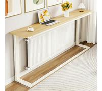 HARELA Tablette de Radiateur, Tablette Radiateur sans Percer Capacité de Charge 30 Kg, Peu Encombrante, Idéale pour Les Salons, Les Chambres et Les Couloirs(Yellow,80x20cm/31.5x7.9in)