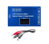 Harewtwy 1 Ensemble BC-4S15D Batterie Lipo Li-ION Balance Chargeur Détecteur de Tension LCD Affichage Numérique Balance Chargeur Adapté pour Batterie RC