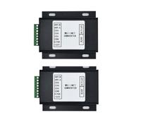 Harewtwy 1 Paire de Convertisseurs Wiegand vers IP/Extendeur de Signal Wiegand/Reconnaissance Automatique de Les Formats WG à Utiliser pour L'Accès Longue Distance dans L'UE