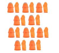 Harewtwy 10 Ensembles de Couteaux à Pouce Ergonomiques en Silicone avec des Doigts de Cotons pour Faciliter la Récolte des Fruits et Légumes.