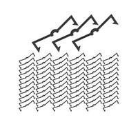 Harewtwy 100 Pcs Chevilles de Cartes Perfacturées pour les Dispositifs de Crochet pour les Panneaux de Panneau Standard de 1/4 "et 1/8"