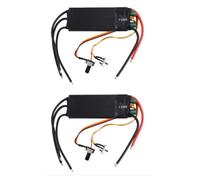 Harewtwy 2 Pcs DC6-24V 1000W BLDC 3 Phase DC Brushless Moteur Pilote Hallless DC Moteur Conseil D'Entraînement Régulateur de Vitesse