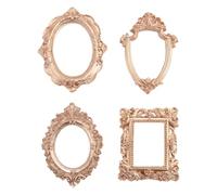 Harewtwy 4 PièCes Vintage Cadre Photo Antique Cadre Photo Tenture Murale Cadre Photo Table Top Affichage NoëL Vacances DéCor à