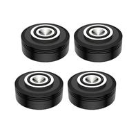Harewtwy 4Pcs 50*22mm Haut-Parleur Hi-End Pieds en Aluminium pour Amplificateur Diamètre 50mm Hauteur 22mm Disques en Aluminium de Haute Qualité pour Platine Tourne-Disque Lecteur CD Machine Informati