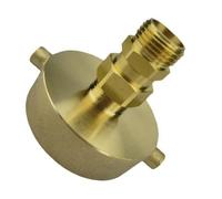 Harewtwy Adaptateur de Bouche D'Incendie en Laiton Raccord de Bouche D'Incendie en Laiton 2-1