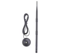 Harewtwy Antenne IntéRieure HéLium Point Chaud Mineur 8DBi 39Cm pour RAK Nebra avec Adaptateur SMA à RP-SMA Mâle/Base MagnéTique