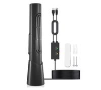 Harewtwy Antenne TV Intérieure avec Amplificateur 46-862M Longue Portée 7000 4K 1080P Amplificateur de Signal Numérique HD DVBT2 Récepteur TV ATSC