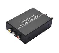 Harewtwy AV SDI vers 3G SDI Full HD 1080p Scaleur Converter 2025 3G / HD/SD SDI à R/L CVBS Converter Converter EU PILLE