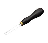 Harewtwy Biseauteurs de Bord en Cuir, Outil Affiné pour L'Artisanat Du Cuir, Outils de Coupe de Biseautage avec Manche en Bois, Noir N°6, Facile à Installer, Facile à Utiliser