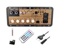 Harewtwy Carte D'Amplificateur Bluetooth GD100 avec Entrée Audio Optique Amplificateur de Karaoké HiFi Carte D'Amplificateur Maison/Voiture Facile à Installer (Prise UE)