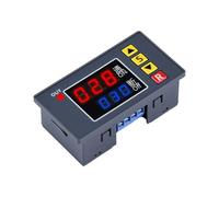 Harewtwy Contrôleur de Temps Programmable T3231 DC 24 V 480 W Double Affichage LED Commutateur de Temporisation de Relais Numérique