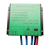 Harewtwy Contrôleur PWM 300 W Contrôleur de Charge D'Éolienne Régulateur Étanche à L'Eau pour Générateur Éolien 12 V 24 V Interrupteur Automatique 16A