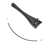 Harewtwy Cordier de Violoncelle Universel 3/4 et 4/4 avec Corde de Queue 2 Pièces en Alliage D'Aluminium Plaque de Traction Réglable Pièces D'Accessoires pour Instruments de Musique