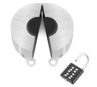Harewtwy Couvercle de Soupape de Porte en Métal Extérieur avec Verrouillage Combiné Verrouillage Du pour Enfants pour les Robinets de Jardin, Boutons de Porte, Vannes de Réservoir de Propane