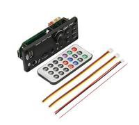 Harewtwy Enregistrement D'Appel Activé 6W Amplificateur Bluetooth 5.0 MP3 / WAV Flac Decoder Board DC 12V Hi-FI Car Audio System avec USB/TF FM