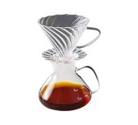 Harewtwy Ensemble de Cafetières Versez avec Un Café Part de Partage de Tasse de Filtre et de L'Échelle pour ou Le Bureau Utilisation de 450 ML