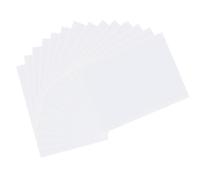 Harewtwy Feuilles Rétractables Imprimables, Films Rétractables Semi-Transparents pour Imprimante à Jet D'Encre, Plastique Rétractable Imprimable, 24 Feuilles