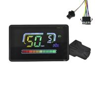 Harewtwy H6C-2 Compteur de Vitesse pour Vélo Électrique, Écran LCD, Tableau de Bord, UART 24 V-60 V, pour, SM5 + 2 Broches