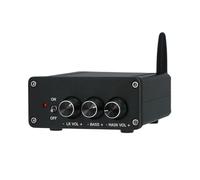 Harewtwy HiFi Desktop Numérique QCC3034 Amplificateur Bluetooth Mini TPA3116 2.1 DÉCODER ES9023 ES9023 50WX2 + 100W