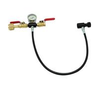 Harewtwy Kit D'Adaptateur de Tuyau de Bouteille de Cylindre de Soude, Adaptateur de Remplissage de Cylindre de Dioxyde de pour Fabricant D'Eau Gazeuse de W21.8-14 à TR21-4