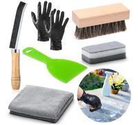 Harewtwy Kit de Nettoyant pour Pierre Tombale Kit de Maintenance Grave Outils de Nettoyage de Pierre Tombale pour L'Entretien de la Pierre Tombale