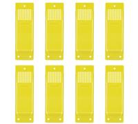 Harewtwy Kit de Ventilation pour Conteneur D'Expédition 8 Pièces, Accessoires de Conteneur D'Expédition Robustes, Kit de Ventilation à Flux Jaune