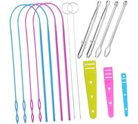 Harewtwy Kit D'Enfile-Cordon pour Perles, Idéal pour Vos Projets de Couture et Vos Ajustements Vestimentaires.