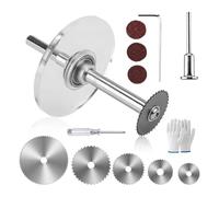 Harewtwy Kit D'Outils de Coupe de Tuyau en PVC avec Guide de Jauge de Profondeur Réglable, Ensemble D'Outils de Coupe de Tuyau en PVC Intérieur, Lames en Dents de Scie